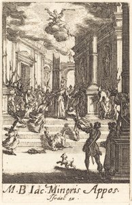 Saint James Minors martyrskap, ca. 16341635. av Jacques Callot