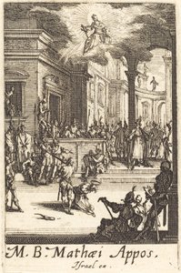 Matteus martyrskap av Jacques Callot