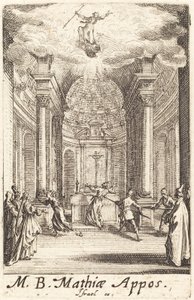 Sankt Mattias martyrskap av Jacques Callot