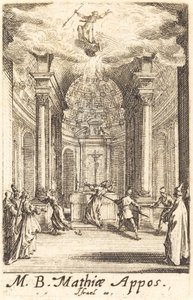 Sankt Mattias martyrskap, ca. 16341635. av Jacques Callot