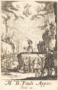 Sankt Paulus martyrskap av Jacques Callot