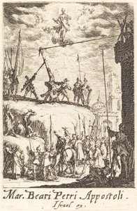 Sankt Peters martyrskap av Jacques Callot