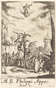 Sankt Filips martyrskap av Jacques Callot