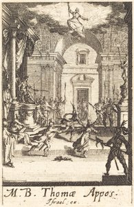 Sankt Thomass martyrskap av Jacques Callot