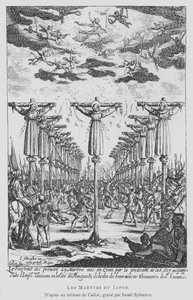 Martyrerna i Japan av Jacques Callot