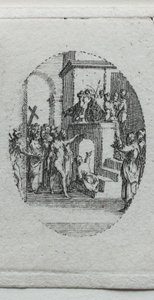 Passionens mysterier: Kristus presenterad för folket av Jacques Callot