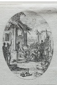 Passionens mysterier: kungarnas tillbedjan av Jacques Callot