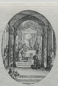 Passionens mysterier: omskärelsen. av Jacques Callot