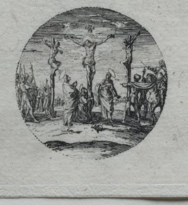 Passionens mysterier: Nedstigningen från korset. av Jacques Callot