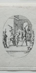 Passionens mysterier: The Flagellation av Jacques Callot