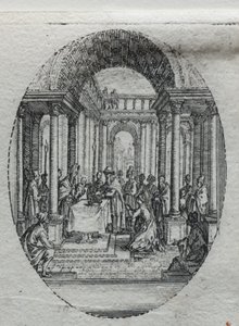 Passionens mysterier: presentationen i templet av Jacques Callot