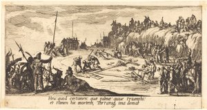 Att spika till korset av Jacques Callot
