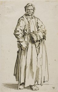 The One-Eyed Woman, tallrik femton från The Beggars av Jacques Callot