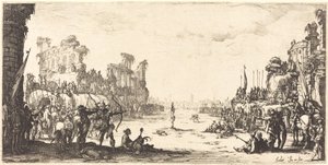 The Oreal by Arrows (Saint Sebastian) av Jacques Callot