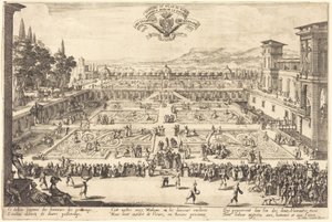 Slottsparkerna i Nancy av Jacques Callot