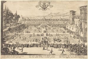 Slottsparkerna i Nancy av Jacques Callot