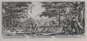 The Revenge of the Peasants (La Revanche des paysons), från "Krigets elände" av Jacques Callot
