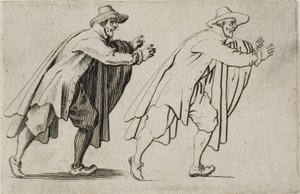 The Running Man, från The Caprices av Jacques Callot