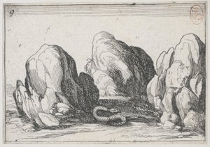 Ormen - nej. 9 från serien av Jacques Callot