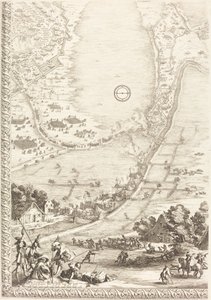 Belägringen av Breda [skylt 4 av 6] av Jacques Callot