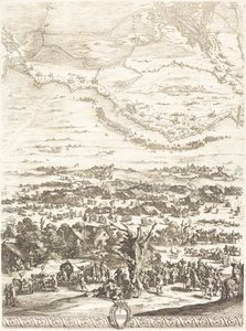 Belägringen av Breda [skylt 5 av 6], 16271628. av Jacques Callot