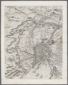 Belägringen av La Rochelle: Tavla 6, 1628-1630. av Jacques Callot