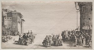 Slavmarknaden av Jacques Callot
