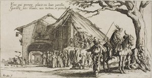 The Stopping Place, från The Bohemians av Jacques Callot
