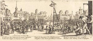 Strappado av Jacques Callot