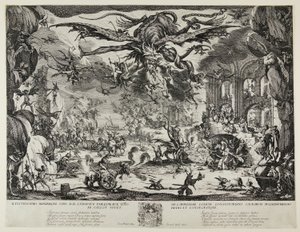 Sankt Antonius frestelse av Jacques Callot