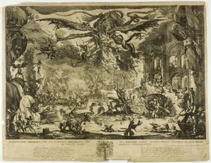 Sankt Antonius frestelse av Jacques Callot