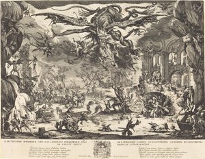The Temptation of Saint Anthony [andra versionen] av Jacques Callot