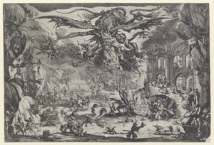 Frestelsen av St. Anthony (La tentation de St. Antoine) av Jacques Callot