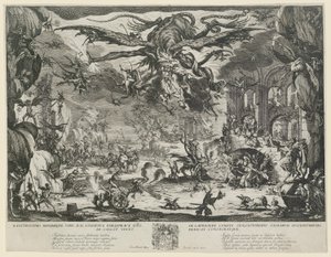 Frestelsen av Sankt Antonius av Jacques Callot