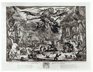 The Temptation of St. Anthony, 1600-talet av Jacques Callot