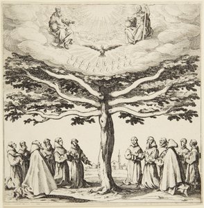 Sankt Franciskus träd av Jacques Callot