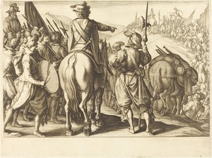 Trupperna på mars av Jacques Callot