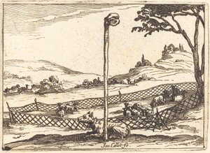 Det vaksamma ögat, 1628. av Jacques Callot