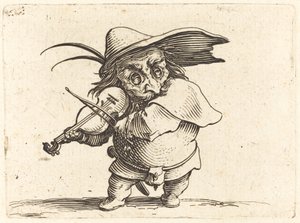 Violinspelaren av Jacques Callot