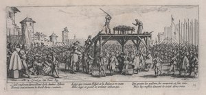 The Wheel (La Roue), från "The Miseries of War" av Jacques Callot