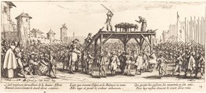 Hjulet, c. 1633. av Jacques Callot