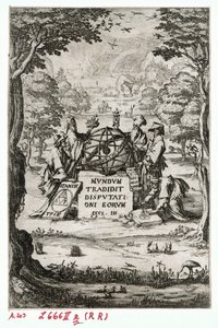 Titelsida till Sacra Cosmologia ... (gravyr) av Jacques Callot
