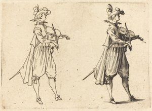 Violinist av Jacques Callot