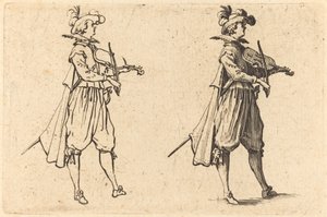 Violinist av Jacques Callot