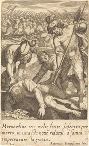 Bernardino av Jacques Callot after Antonio Tempesta