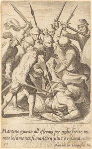 Martino av Jacques Callot after Antonio Tempesta