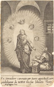 Den levererade tjänaren av Jacques Callot after Donato Mascagni