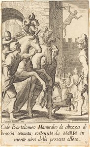 Bartolomeo, hovslagare av Jacques Callot after Fabrizio Boschi