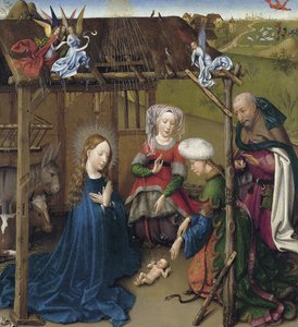 Födelsekyrkan, ca 1435 av Jacques Daret