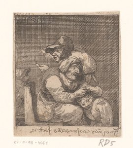 Avlusning av ett barn av en gammal kvinna av Jacques Dassonville (attributed to)
